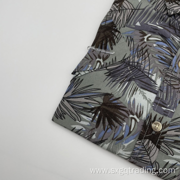 High quality custom cartoon leaf shirt for men